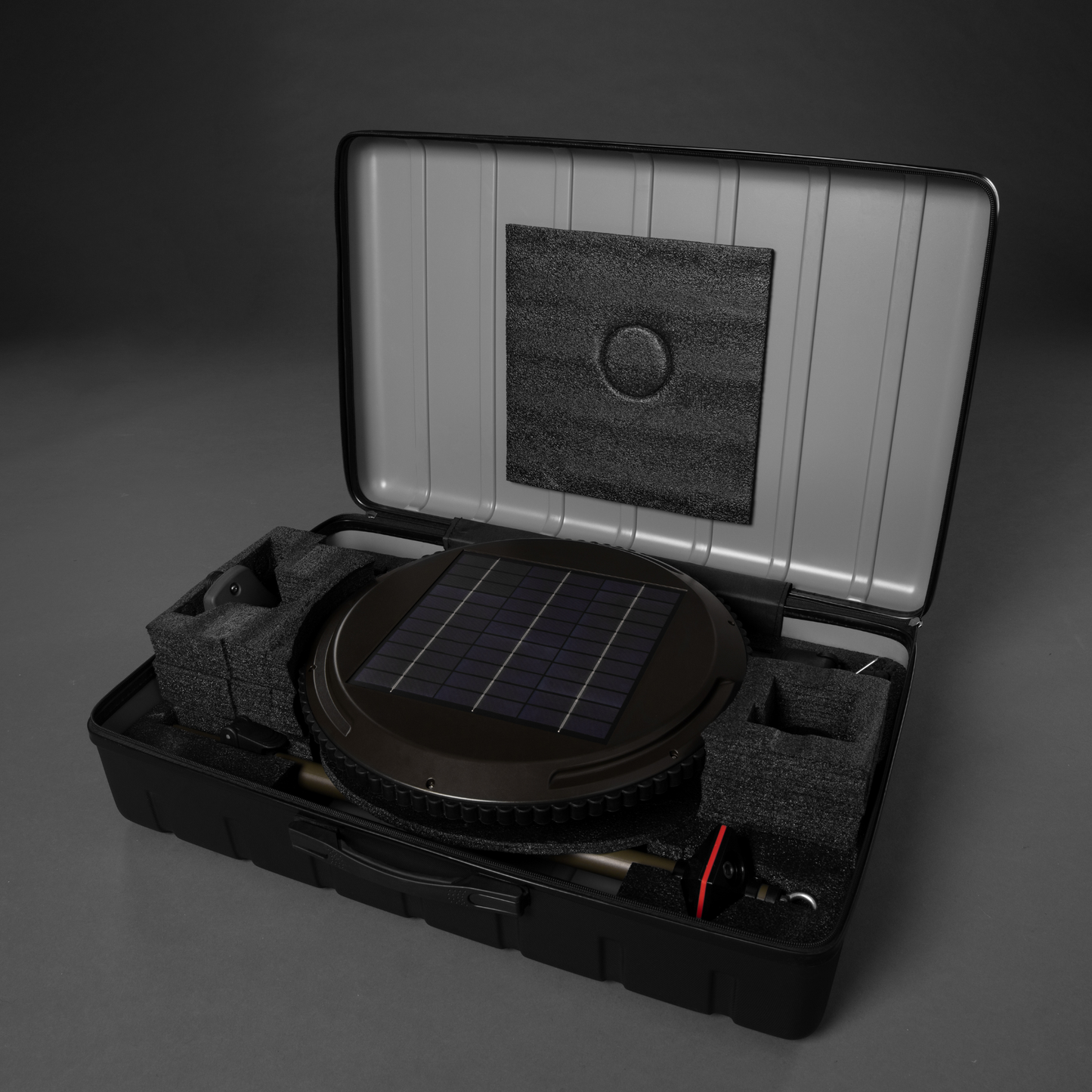Halo Solar Light, 360-Degree - 700 Lumen, Freestanding, w Speaker