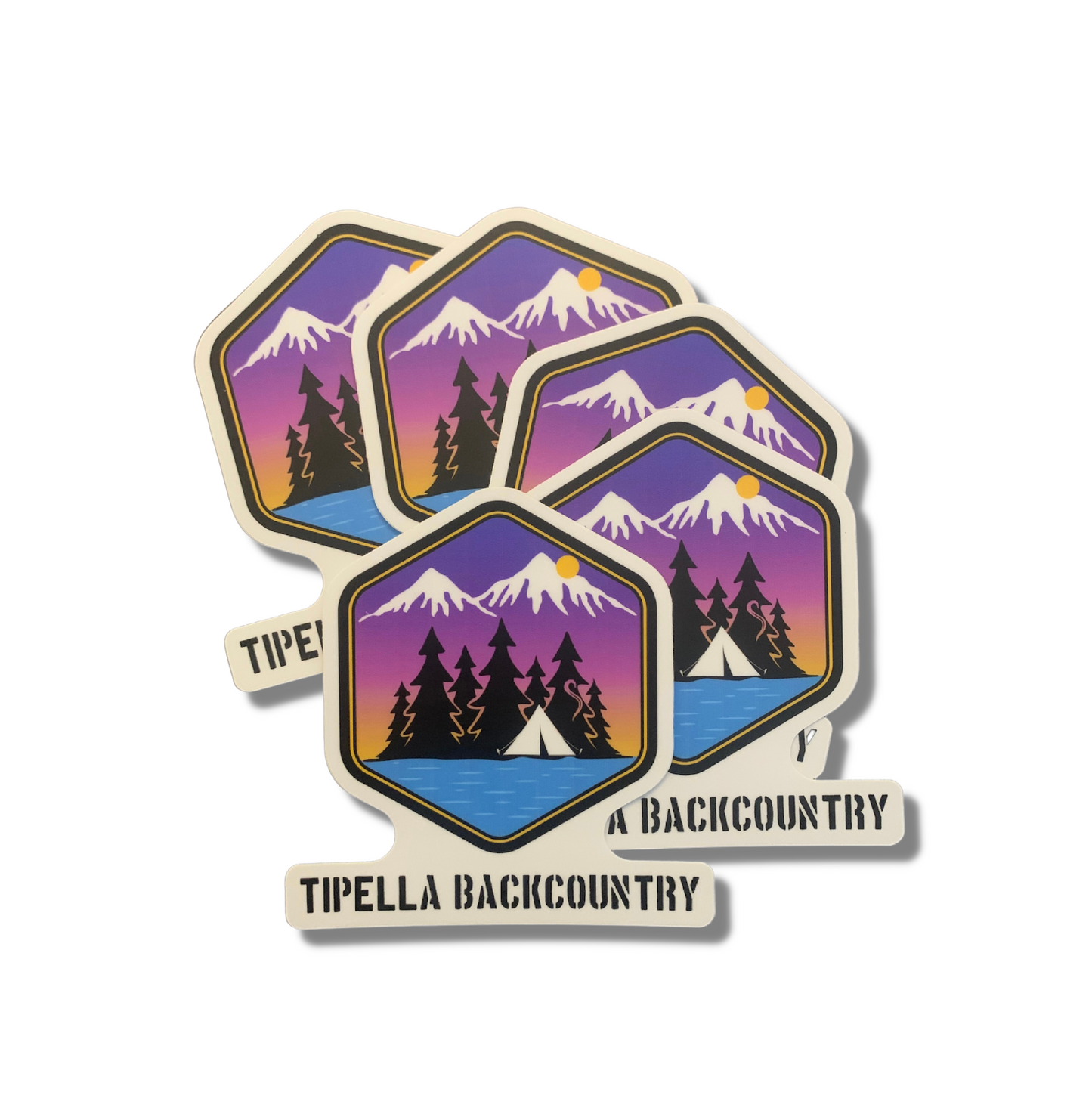 TIPELLA BACKCOUNTRY DIE CUT STICKER