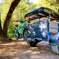 All trailers come standard with rear bike/recovery bitch