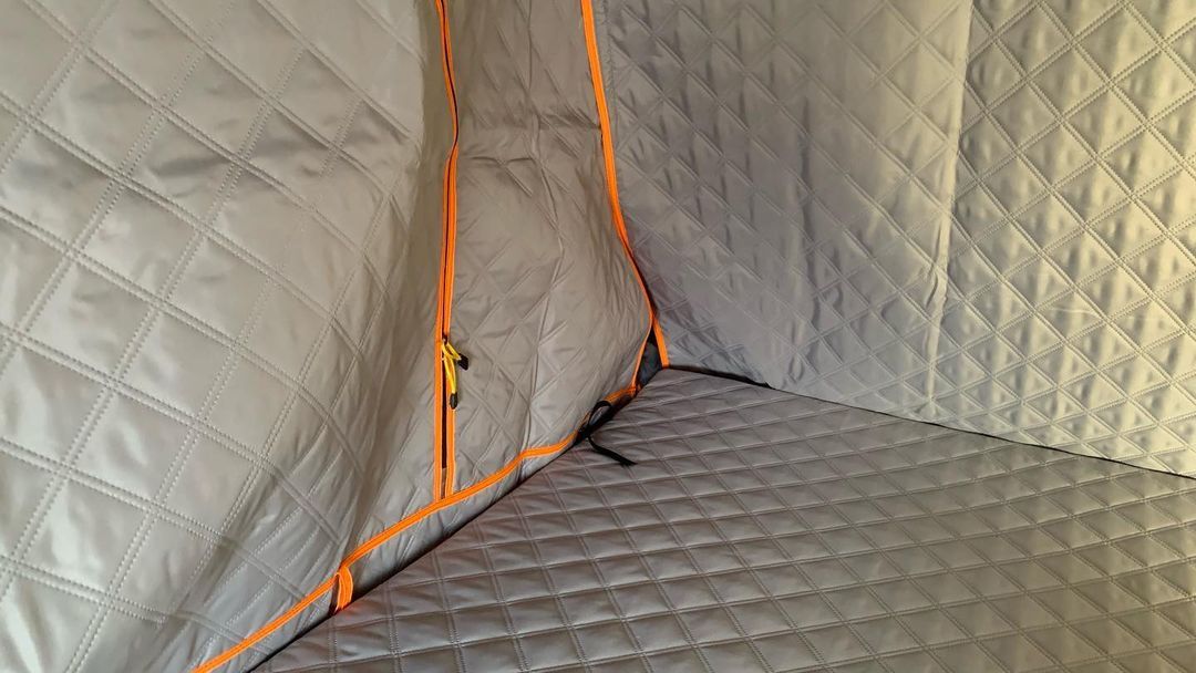 Insulated RTT Liner, Quilted, Zip-in, Gray
