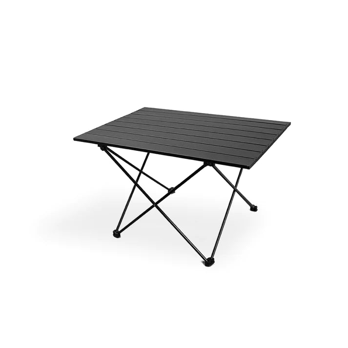 Aluminum folding fireside table
