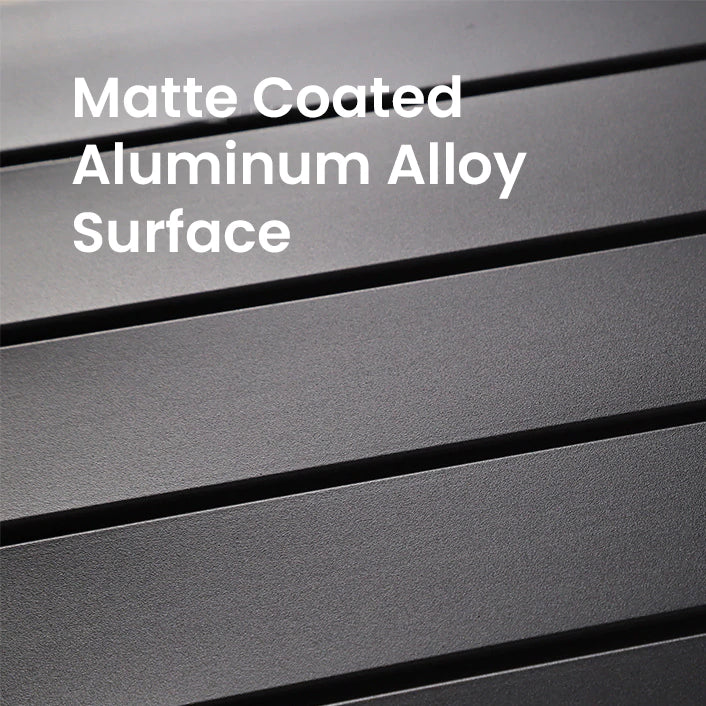 Aluminum folding fireside table
